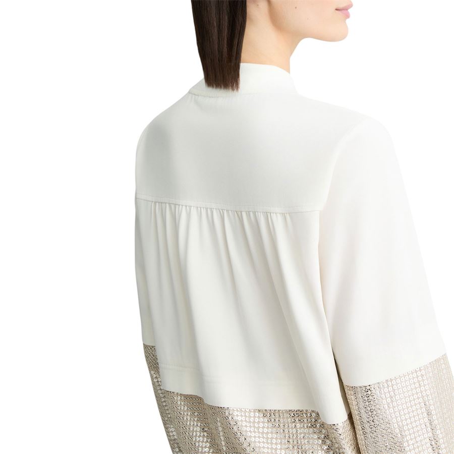 Felpa con zip intera da donna con paillettes Liu Jo | TA5260TS423M9185
